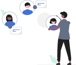 Connecting People Illustration