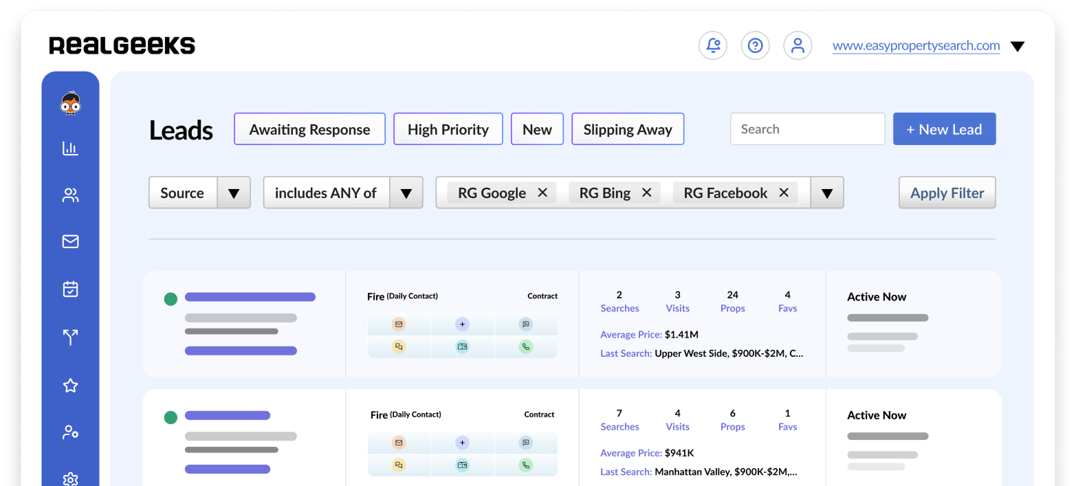 Leads List Advanced Search Managed Marketing Source Filters (1)