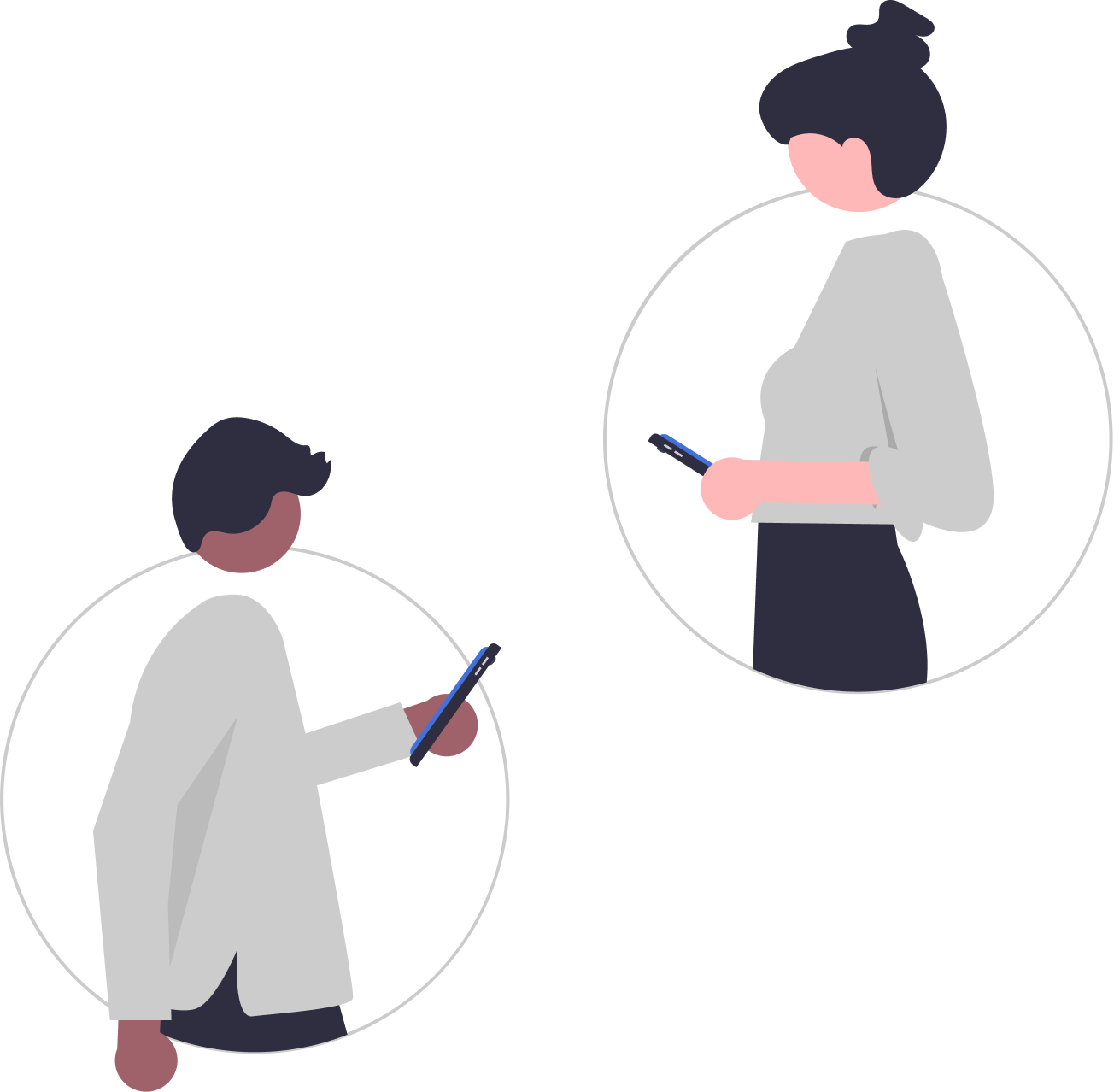 Mobile Sharing Illustration