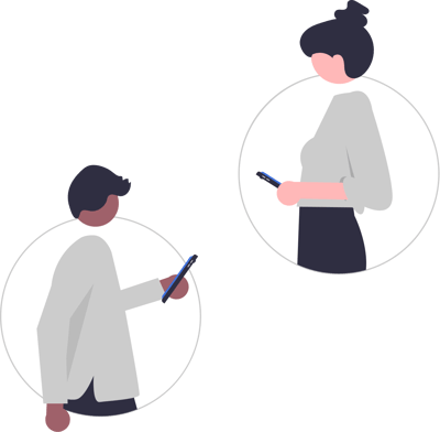 Mobile Sharing Illustration