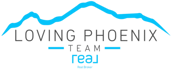 Loving Phoenix Team at Real Broker Transparent Logo