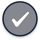 Check icon 0c111d with stroke and drop shadow