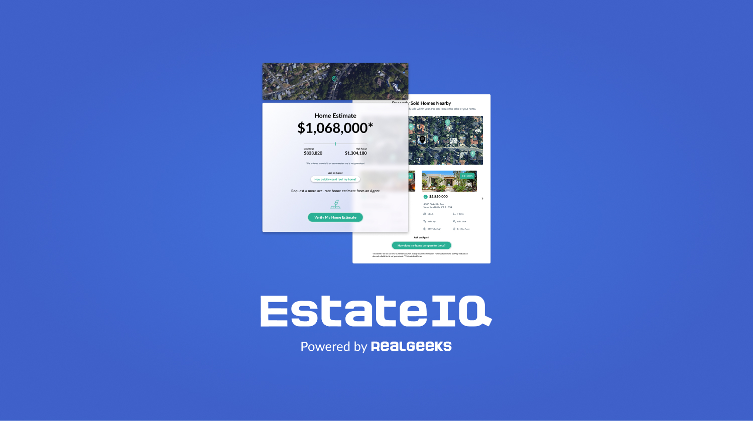 Real Geeks EstateIQ Card Graphic