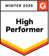 Real Geeks G2 High Performer Spring 2024 Medal