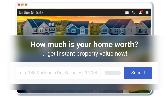 Home valuation integration