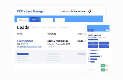 Lead manager crm