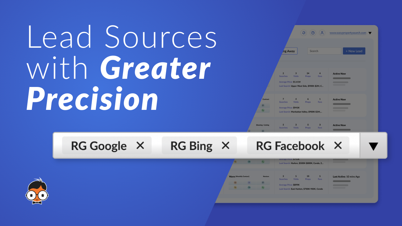 New Lead Source Tracking in Real Geeks CRM