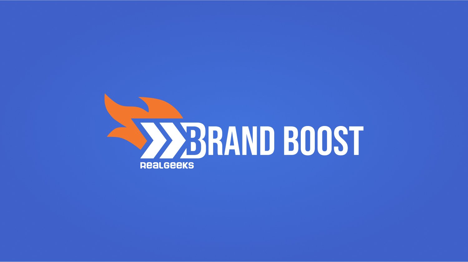 Real Geeks Brand Boost Card Graphic