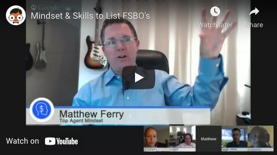 Mindset & Skills to List FSBO's