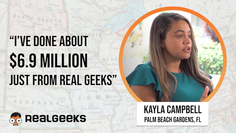 Real Geeks Reviews Kayla Campbell of Illustrated Properties Palm Beach Gardens, Florida.