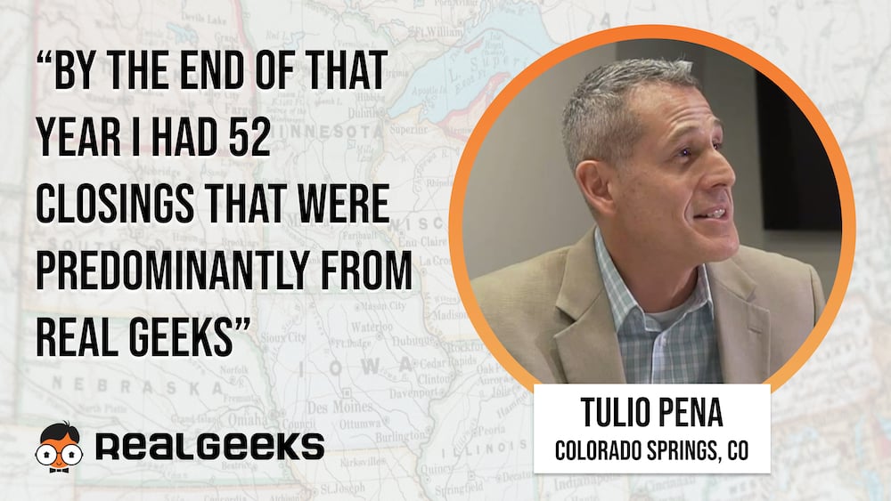 Real Geeks Review: Tulio Pena of KW Pena Team, Colorado Springs, Colorado